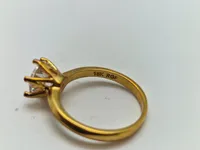 Fingerring - Forgyldt sterlingsølv