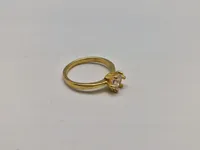 Fingerring - Forgyldt sterlingsølv