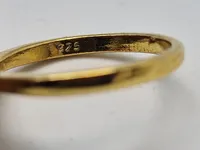 Fingerring - Forgyldt sterlingsølv