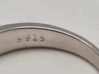 Fingerring - sterlingsølv