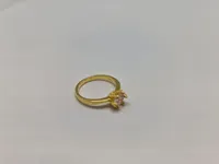 Fingerring - Forgyldt sterlingsølv