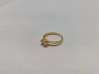 Fingerring - Forgyldt sterlingsølv