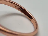 Fingerring - Forgyldt sterlingsølv