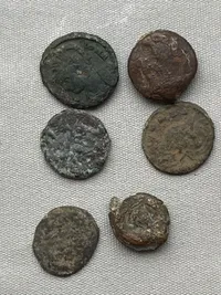Samling originale mønter fra Romerriget