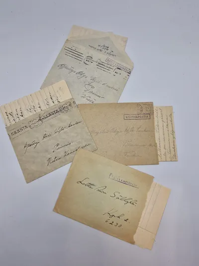 Samling original finsk feltpost - ww2