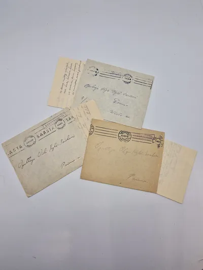 Samling original finsk feltpost - ww2