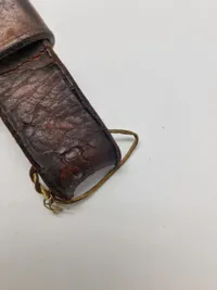 Original dansk feltflaske model 1871 - mundblæst på Holmegaard