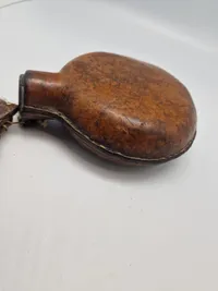 Original dansk feltflaske model 1871 - mundblæst på Holmegaard