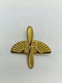 Original ww2 finsk Airforce badge samt shoulder board