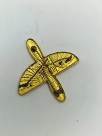 Original ww2 finsk Airforce badge samt shoulder board