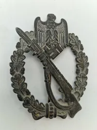 Originalt Infanterie sturmabzeichen - Fritz Zimmemann, Stuttgart