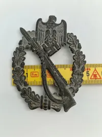 Originalt Infanterie sturmabzeichen - Fritz Zimmemann, Stuttgart