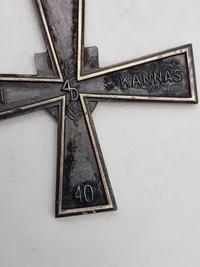 Originalt Finland 1939-40 Western Carelian Isthmus 4th Division Cross