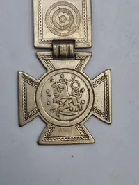 Originalt Finsk patriotisk lommeur vedhæng
