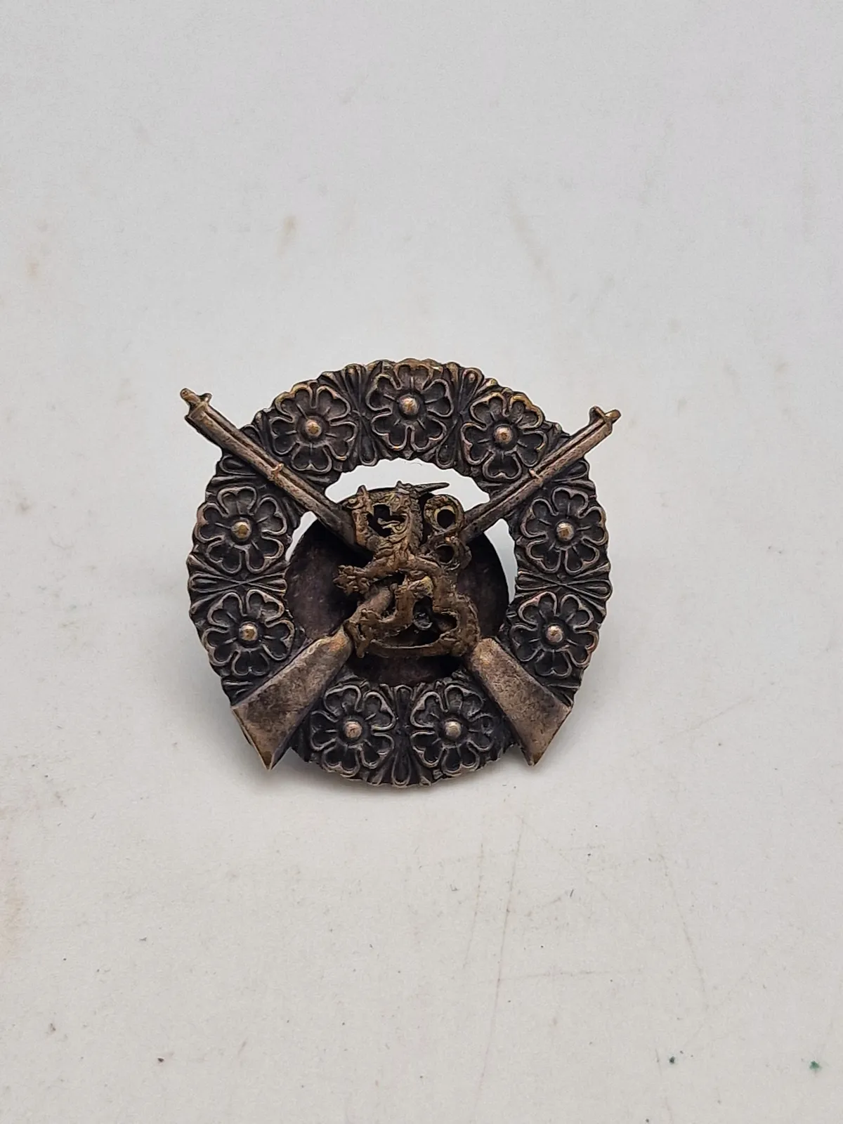 Original SHOOTING BADGE 2ND CLASS – ARMY – FINLAND – WWII