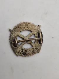 Original SHOOTING BADGE 2ND CLASS – ARMY – FINLAND – WWII