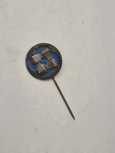 Originalt Sweden. Badge of the Nordic Volunteers for Freedom Association. World War 2