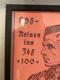 Original Tysk Horst Wessel plakat i A4 størrelse