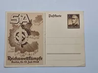 Originalt Tysk SA postkort