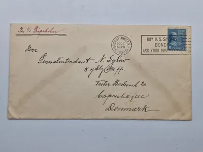 Originalt brav fra USA til Dansk general