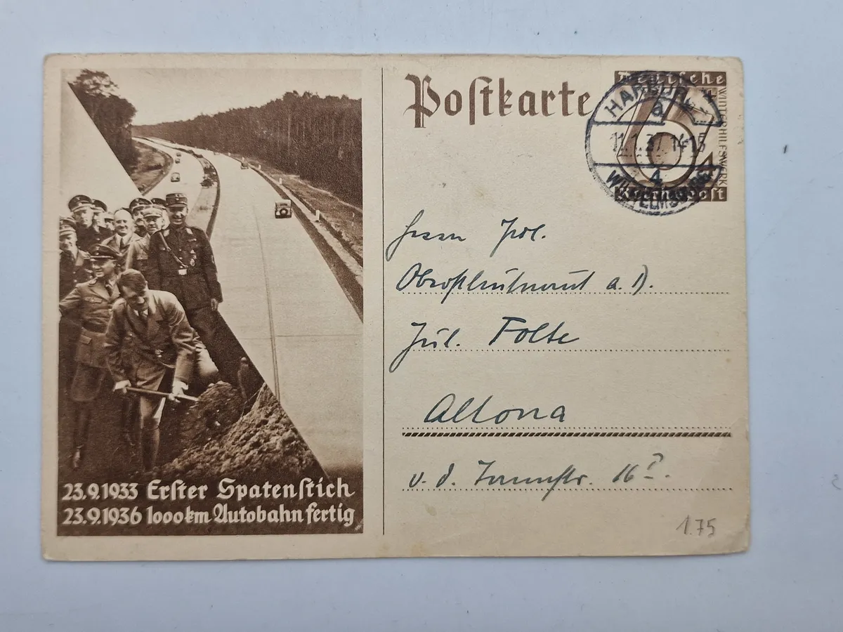 Originalt tysk postkort - ww2