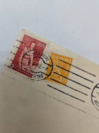 Originalt finsk brev sendt til Sverige - ww2