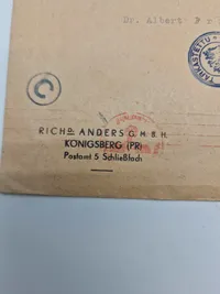 Originalt finsk brev - ww2
