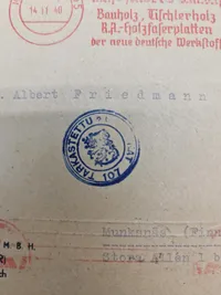 Originalt finsk brev - ww2