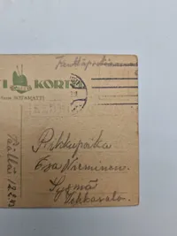 Originalt finsk postkort - ww2