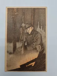 Originalt finsk postkort - ww2
