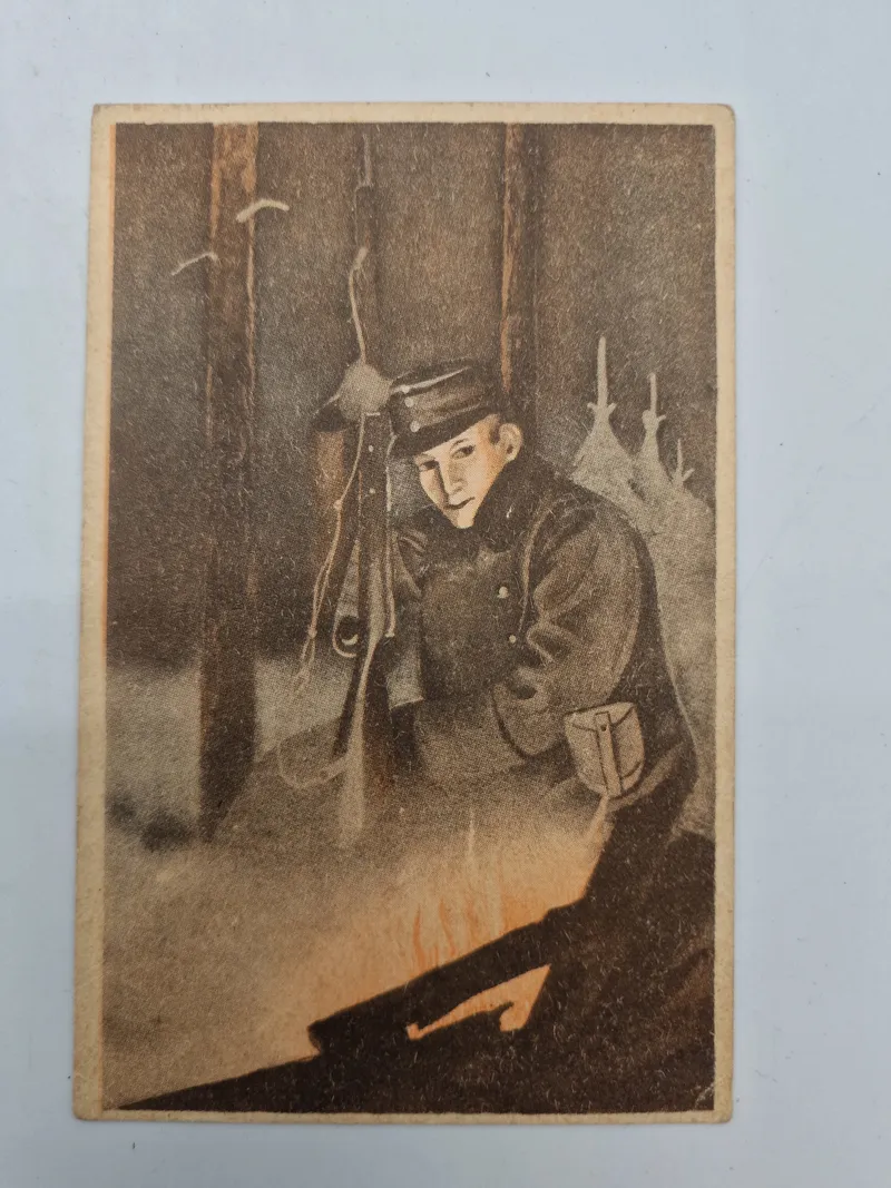 Originalt finsk postkort - ww2