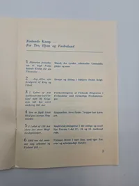 Originalt hæfte - Finlands kamp for tro, hjem & fædreland