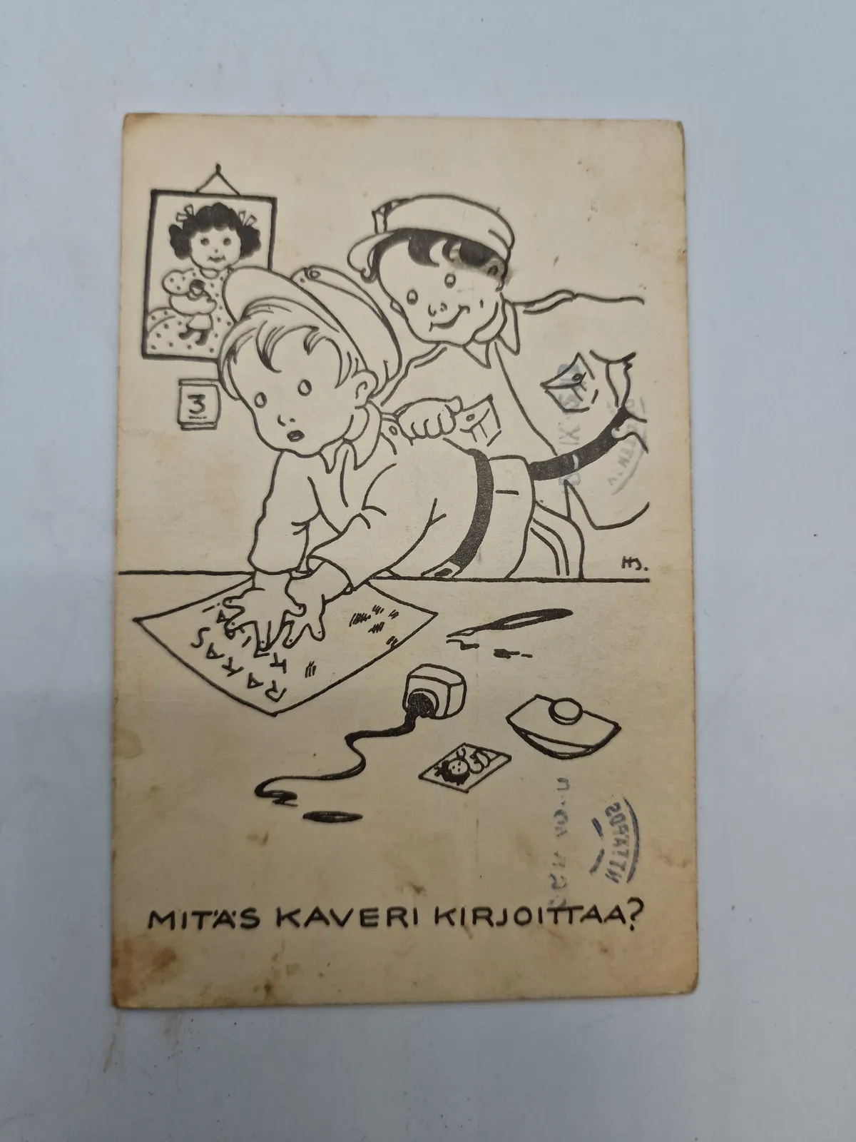Finsk postkort - ww2