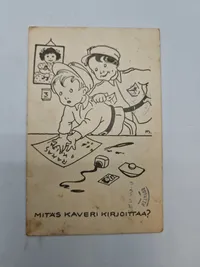 Finsk postkort - ww2