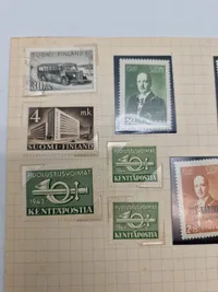 Lot originale finske frimærker