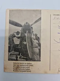 Lot originalt finsk feltpost - ww2
