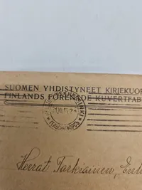 Lot originalt finsk feltpost - ww2