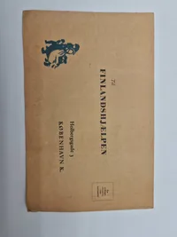 Originalt hæfte fra Finlandshjælpen - ww2