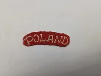 Sjældent originalt ww2 patch for polakker i engelsk tjeneste