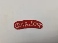Sjældent originalt ww2 patch for polakker i engelsk tjeneste