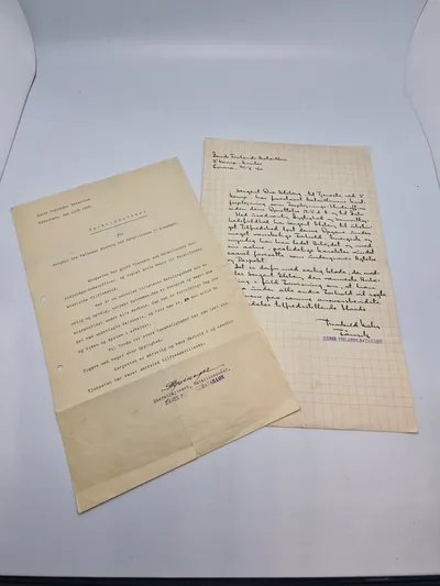 Original udtagelse på dansk sergent ved Finlands Battalionen - 1940