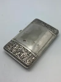 Originalt tysk cerut etui i Alpaca sølv - fra 1930’erne