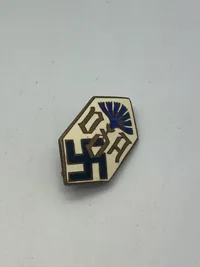 Original  3 rd Reich VDA-Volksbund Für Deutschtum im Ausland (Peoples Association for Germans Abroad) Members Pin