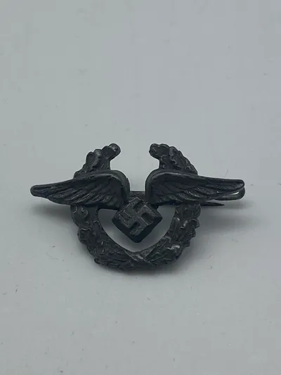 Original Luftwaffe Civilian Retinue Personnel's M38 Lapel Badge