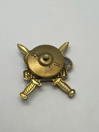 Sjælden original vdv airborne spetsnaz badge blue beret
