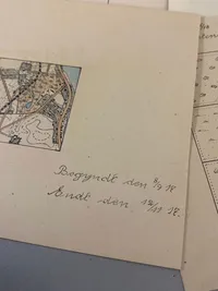 Samling tegninger lavet af dansk soldat  - bl.a. optegnelser over forsvarsstillinger WW1