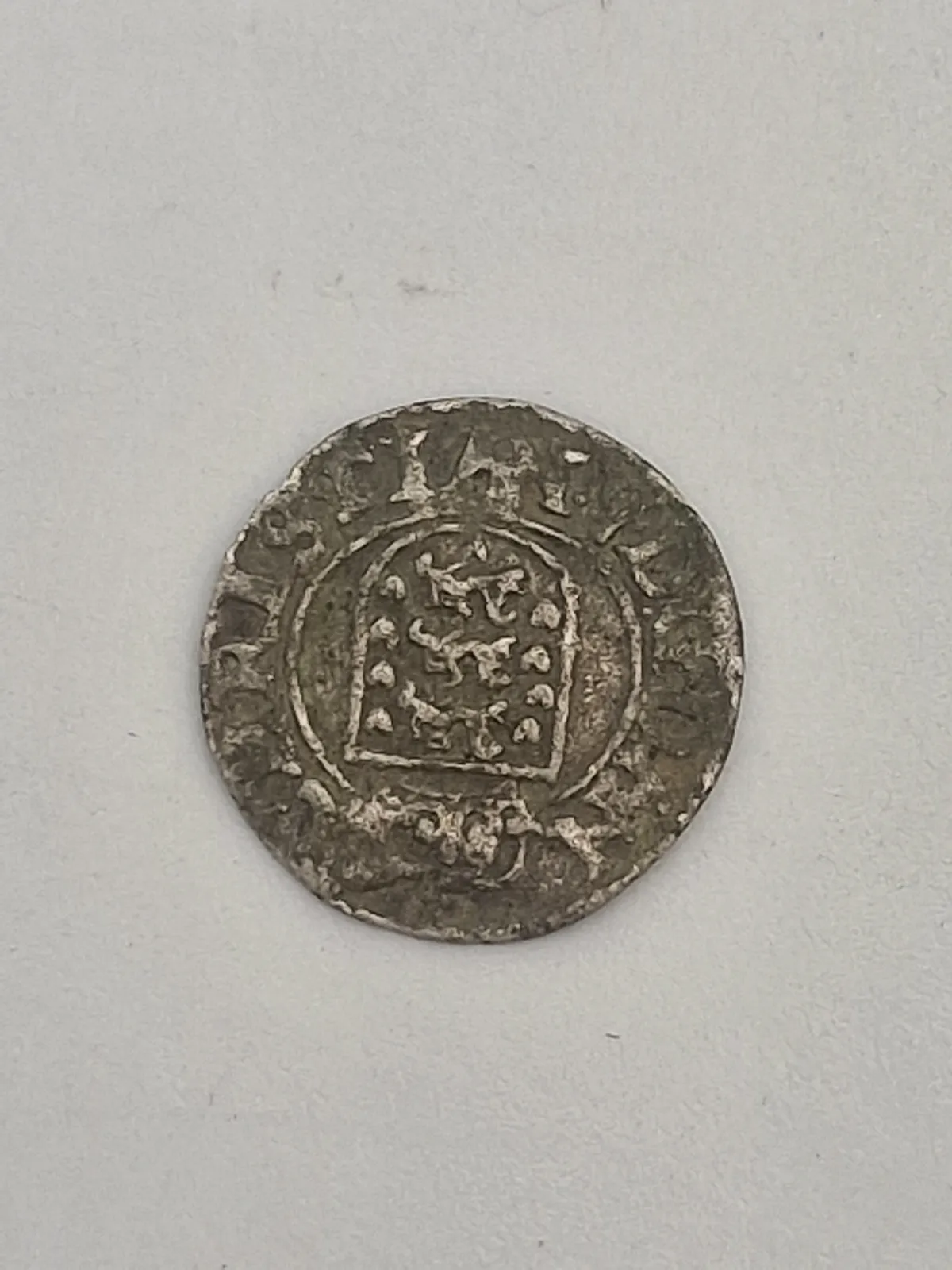 Original dansk skillings mønt - sølv