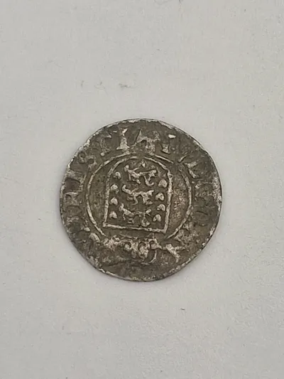 Original dansk skillings mønt - sølv