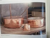 Sjælden original kobber pande fra det kongelige køkken samt opslagsværk