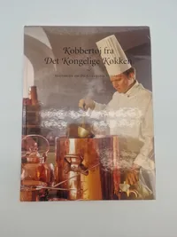 Sjælden original kobber pande fra det kongelige køkken samt opslagsværk